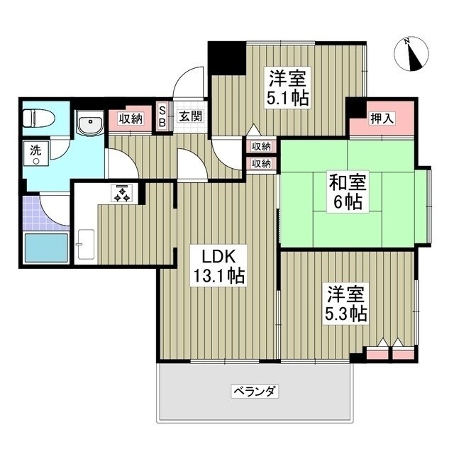 ほりこしビルの物件間取画像