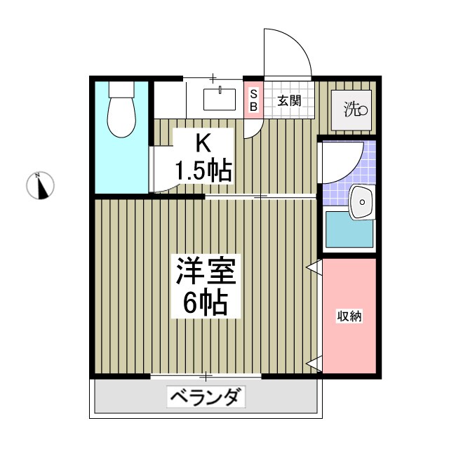 ハピネス高田の物件間取画像