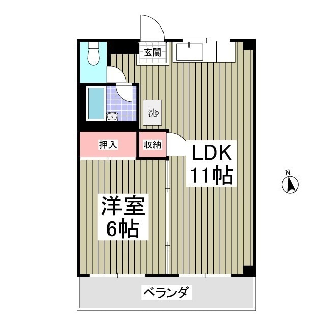 ラビットハウス松葉の物件間取画像