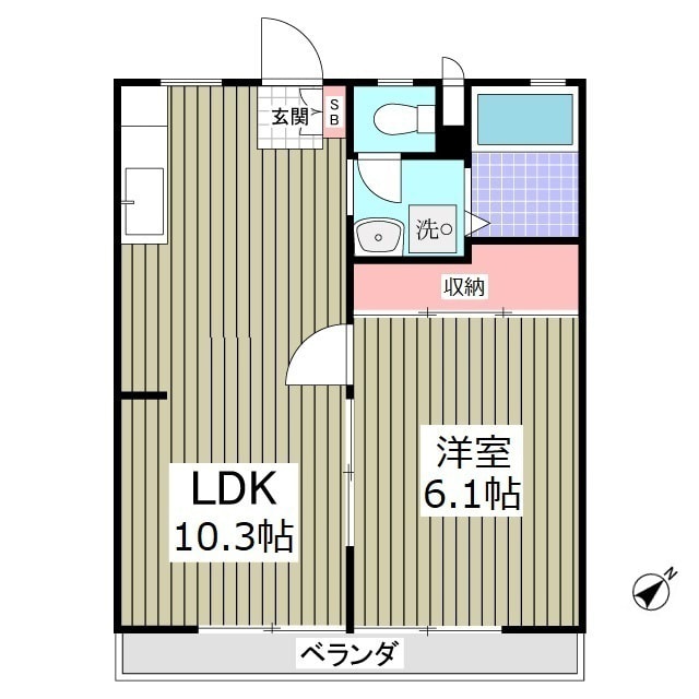 ガーデンコートの物件間取画像