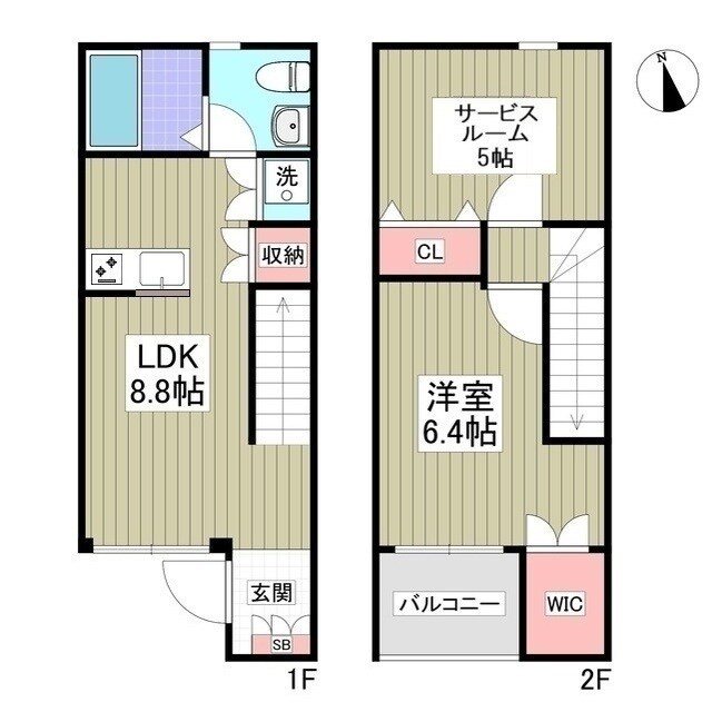 アンジュエールAの物件間取画像