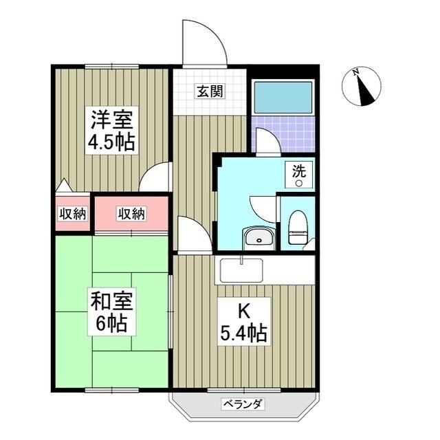 グリーンヴィラの物件間取画像