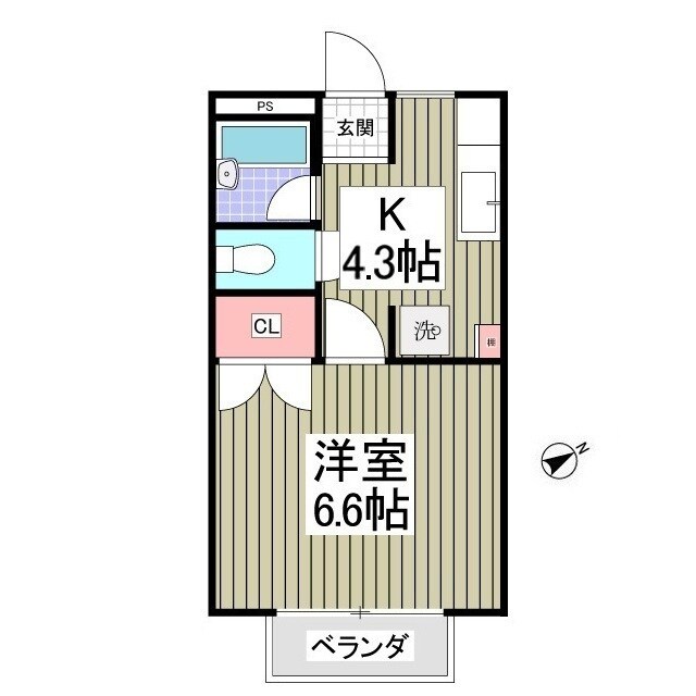 レインボーハウスの物件間取画像
