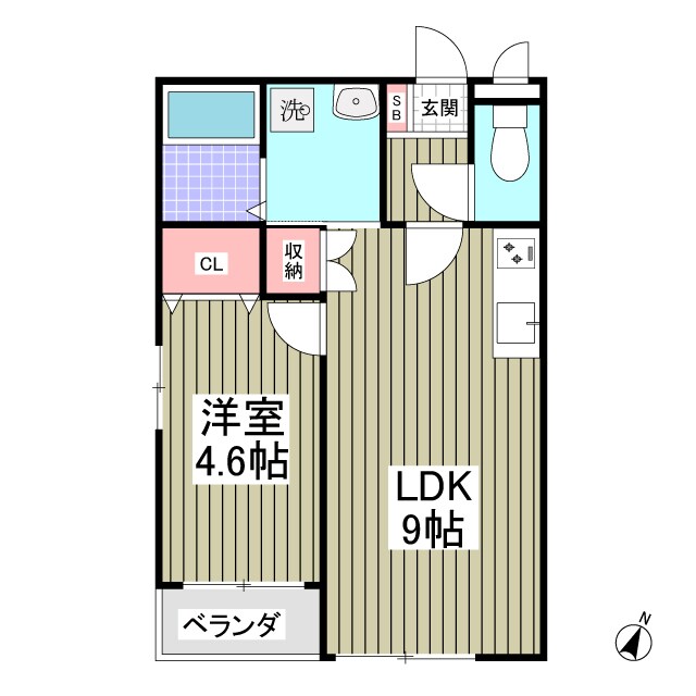 GARDEN　MIYAKOⅡの物件間取画像