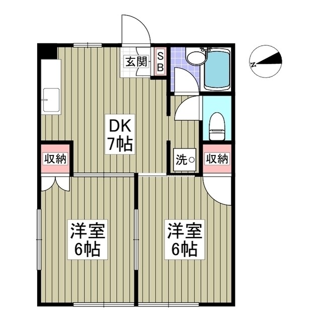ニューフォレスト　宇都宮の物件間取画像