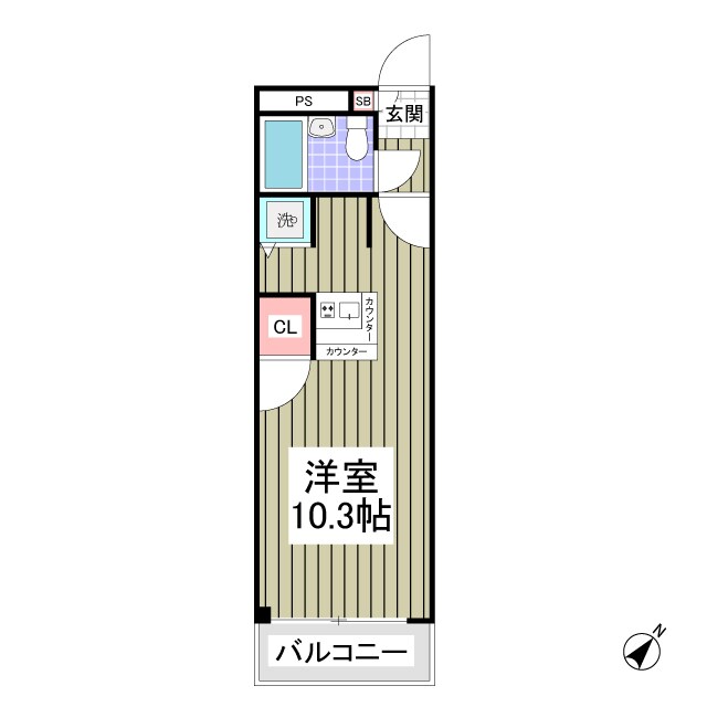 ワコーレエレガンス西新井の物件間取画像