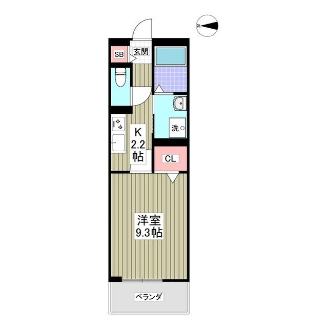 ベルフローストの物件間取画像