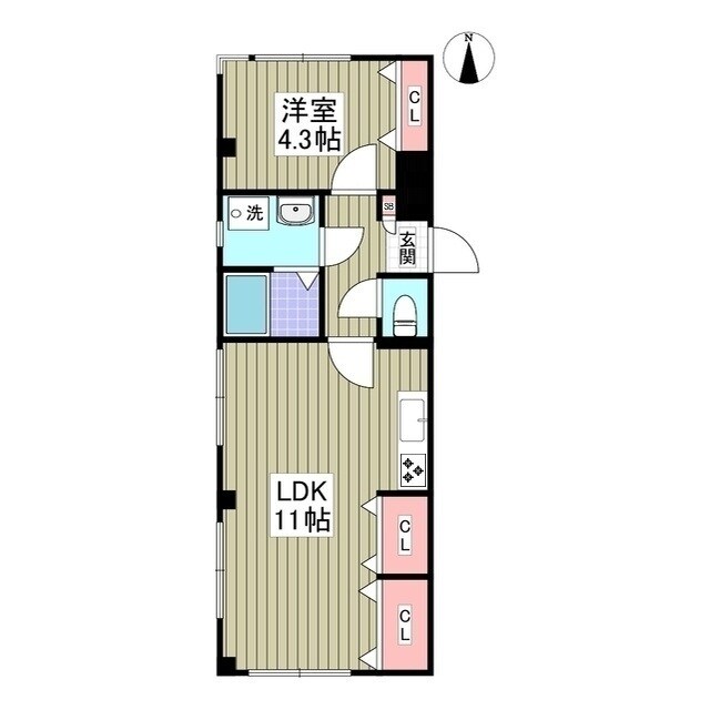 uハウスの物件間取画像