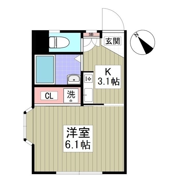 パレス金森台の物件間取画像