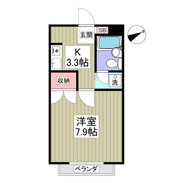 シティハイツシャレーの物件間取画像