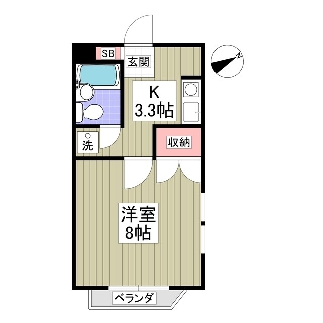 シティハイツシャレーの物件間取画像