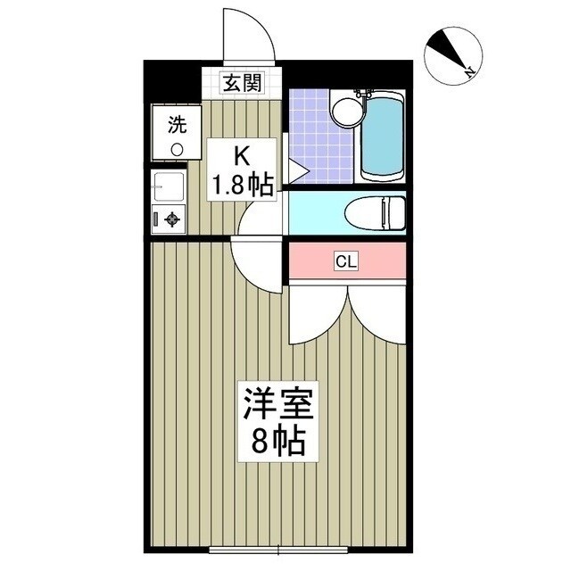 シャルマンBの物件間取画像