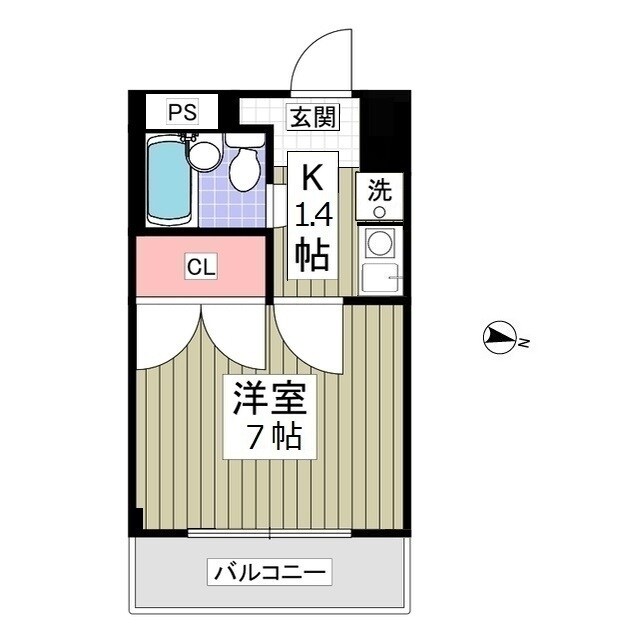 コーポときわの物件間取画像