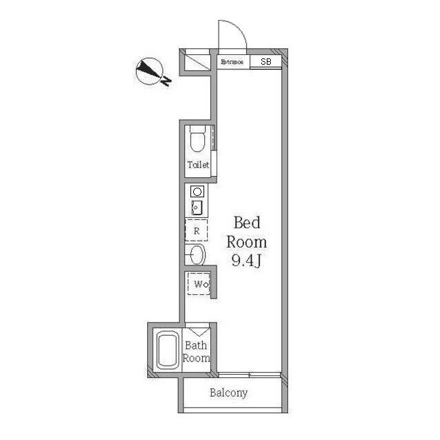 MQuarto江田の物件間取画像