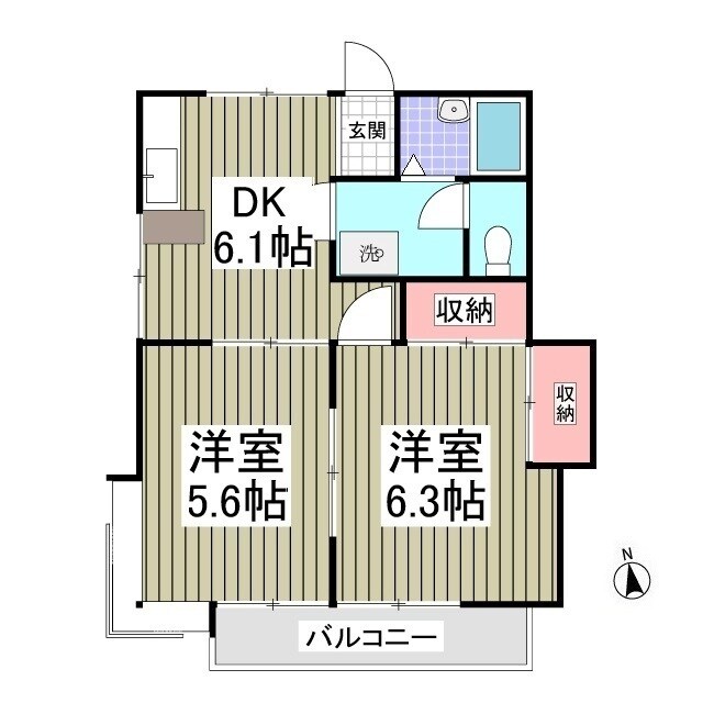 フェニックスⅡの物件間取画像