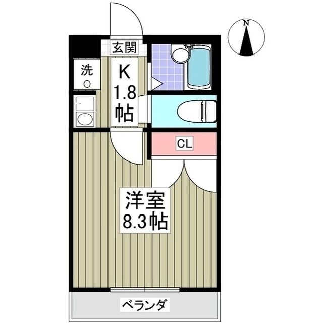 ブランドール北之幸谷3の物件間取画像