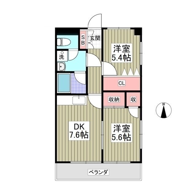 フローラ大塚弐番館の物件間取画像