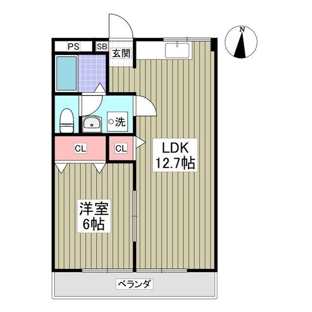 第二サンライフ大嶋の物件間取画像