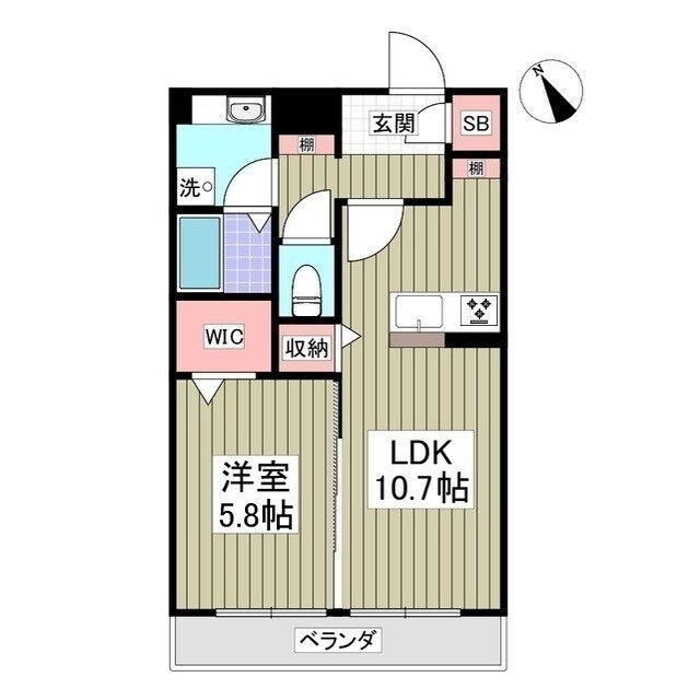 RiverSide西湘の物件間取画像