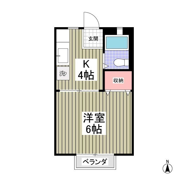 サンシティ江田Cの物件間取画像