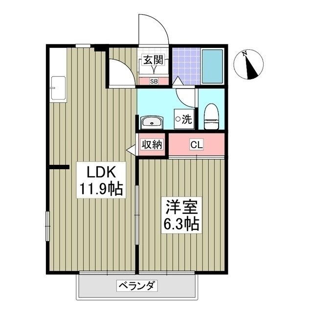 カサベルデの物件間取画像