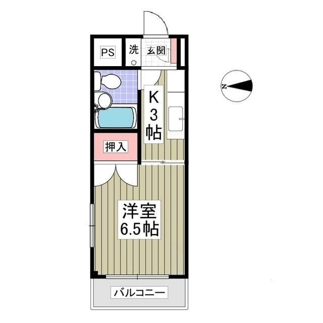 トーシンハイツ東品川の物件間取画像