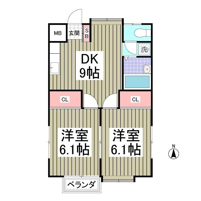 デュエット三室の物件間取画像