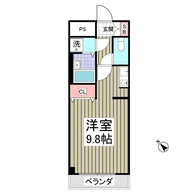 中村第一コーポの物件間取画像