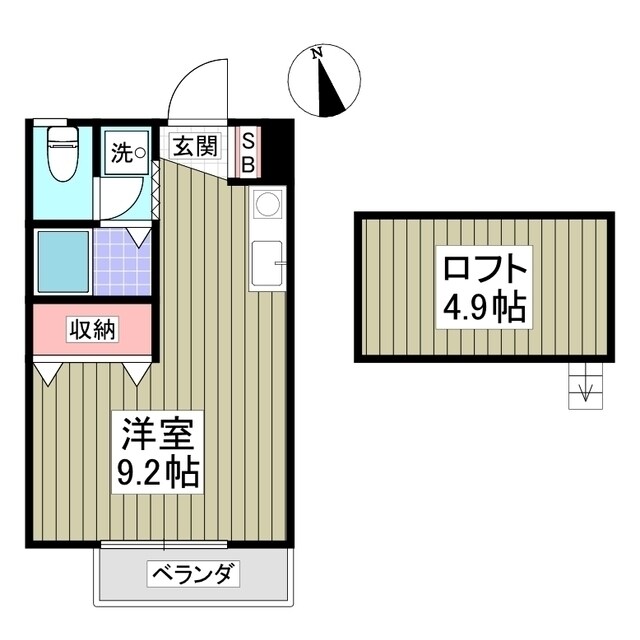 フロンティアⅠＡ棟の物件間取画像