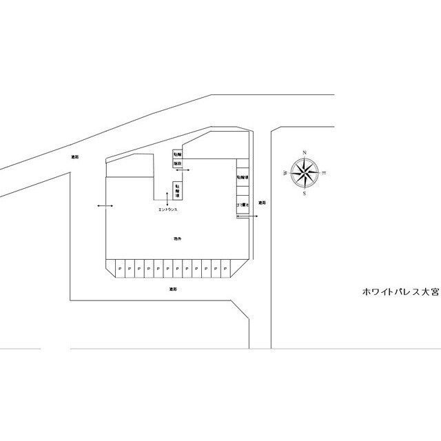 ホワイトパレス大宮の物件外観写真