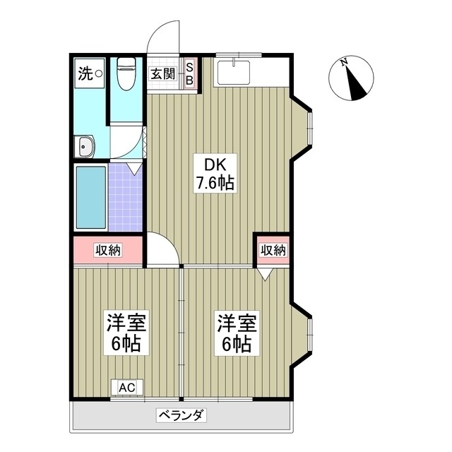 幸伸マンションの物件間取画像