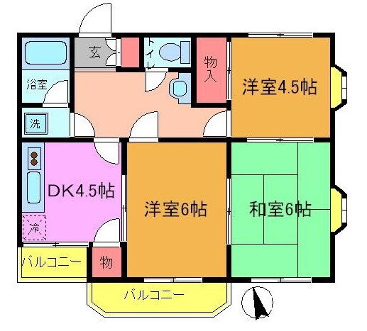 ピュアハウスハセガワの物件間取画像