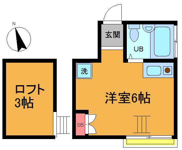 パステルアトリエの物件間取画像