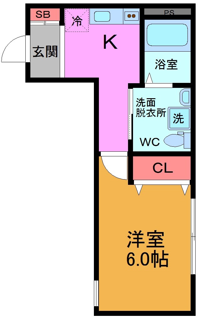 フルエスト市川の物件間取画像