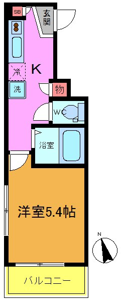 トップアイランドⅠの物件間取画像