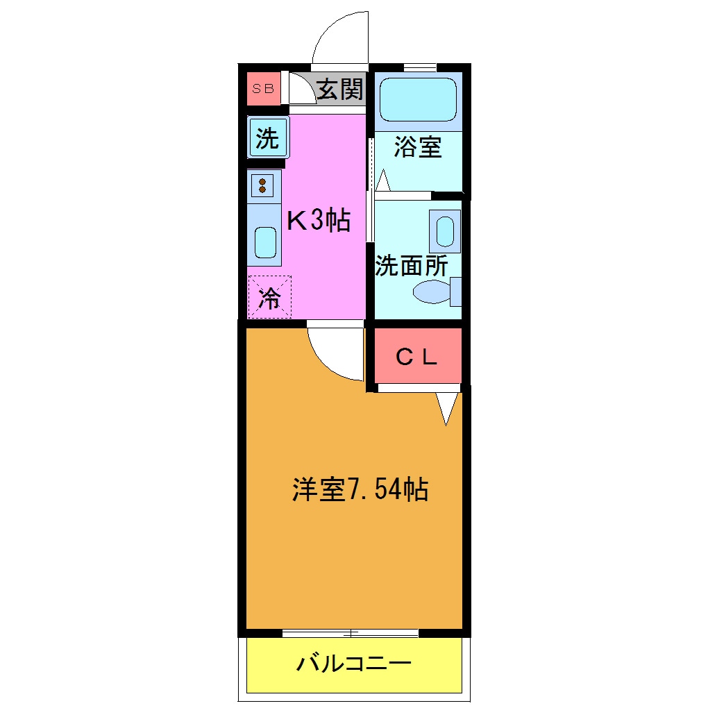 物件間取画像