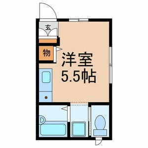 本八幡駅 徒歩16分 2階の物件間取画像