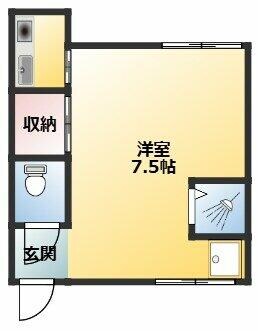 新高円寺駅 徒歩17分 1階の物件間取画像