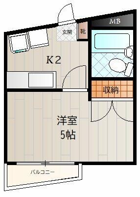 野方駅 徒歩13分 2階の物件間取画像