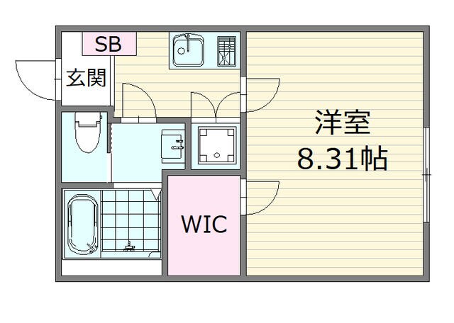 高田馬場駅 徒歩9分 1階の物件間取画像