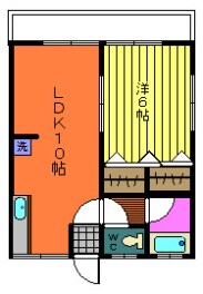 ハイツ宇田川の物件間取画像