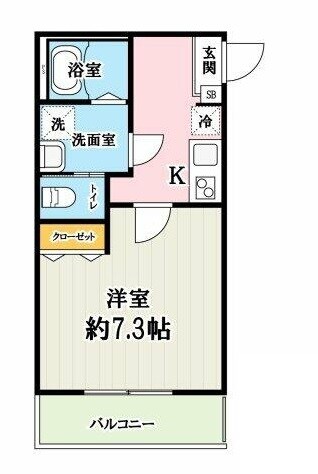 上福岡駅 徒歩8分 1階の物件間取画像