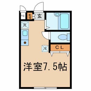 保谷駅 徒歩15分 2階の物件間取画像