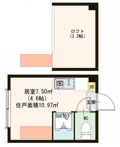 赤羽駅 徒歩10分 1階の物件間取画像