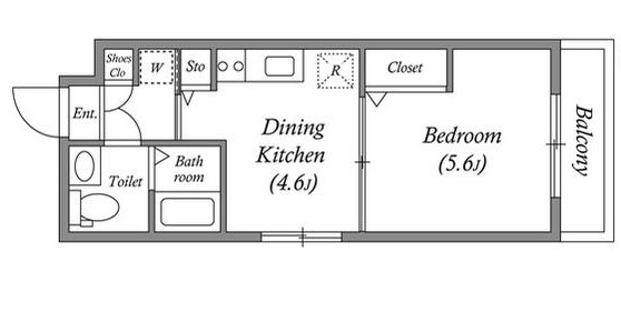 舎人駅 徒歩2分 3階の物件間取画像