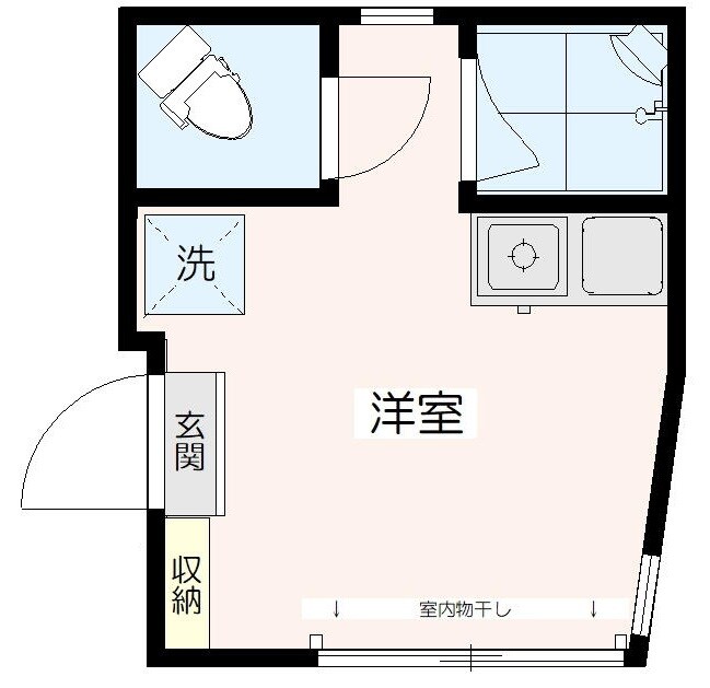 東池袋駅 徒歩6分 1階の物件間取画像