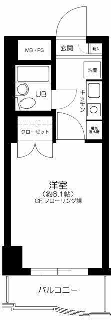 八幡山駅 徒歩10分 6階の物件間取画像