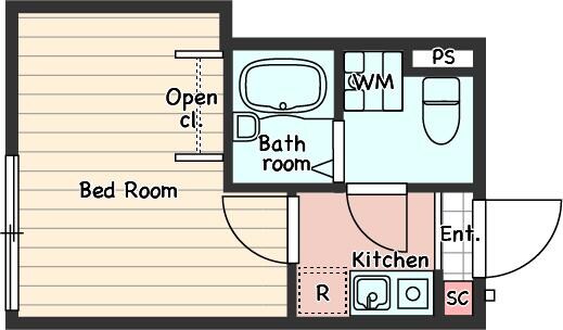 お花茶屋駅 徒歩7分 1階の物件間取画像