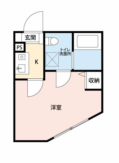 新江古田駅 徒歩10分 1階の物件間取画像