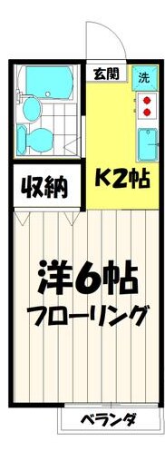 ハイム桜井の物件間取画像